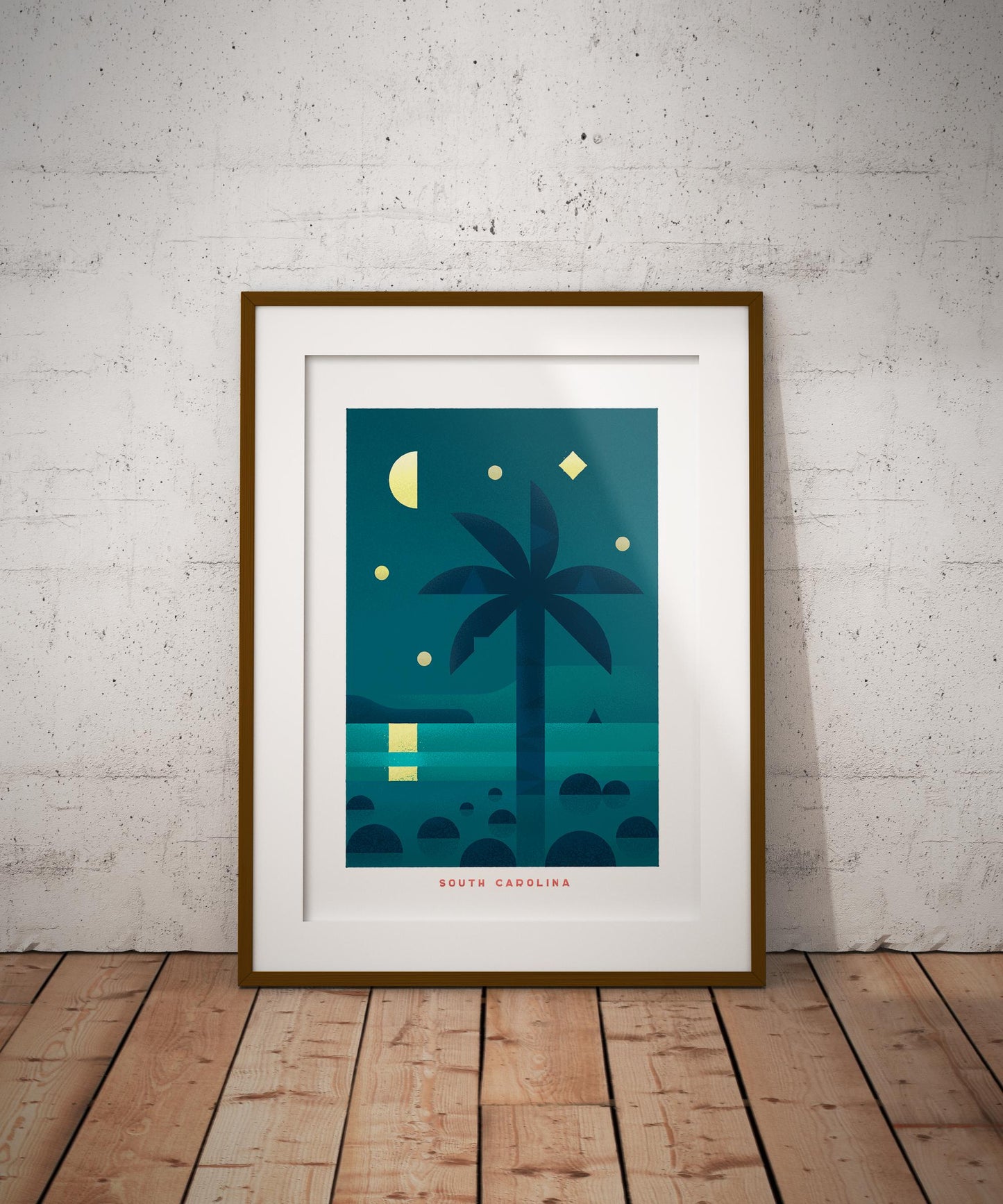South Carolina Travel Poster Print-Poster-Yesteeyear