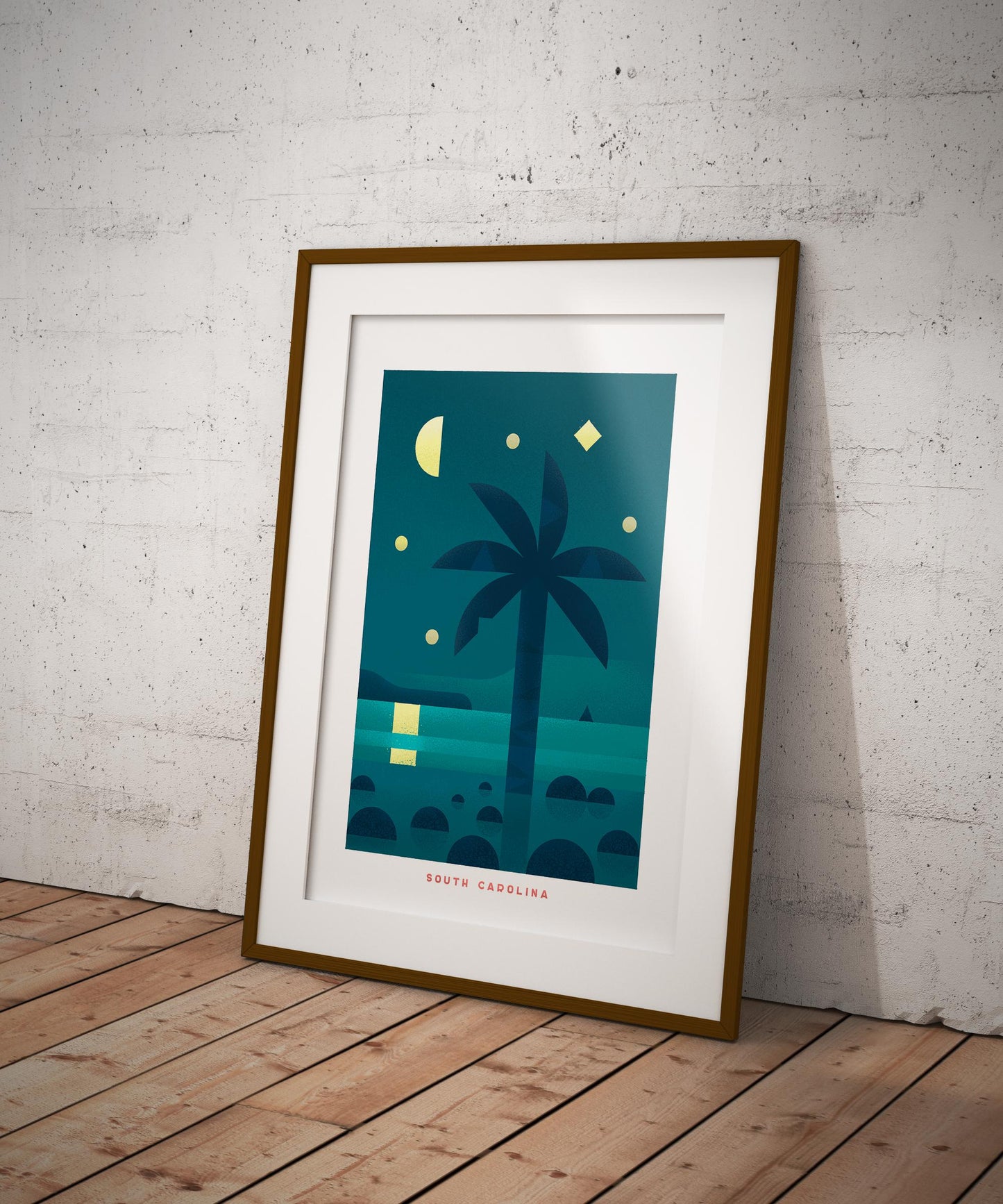 South Carolina Travel Poster Print-Poster-Yesteeyear