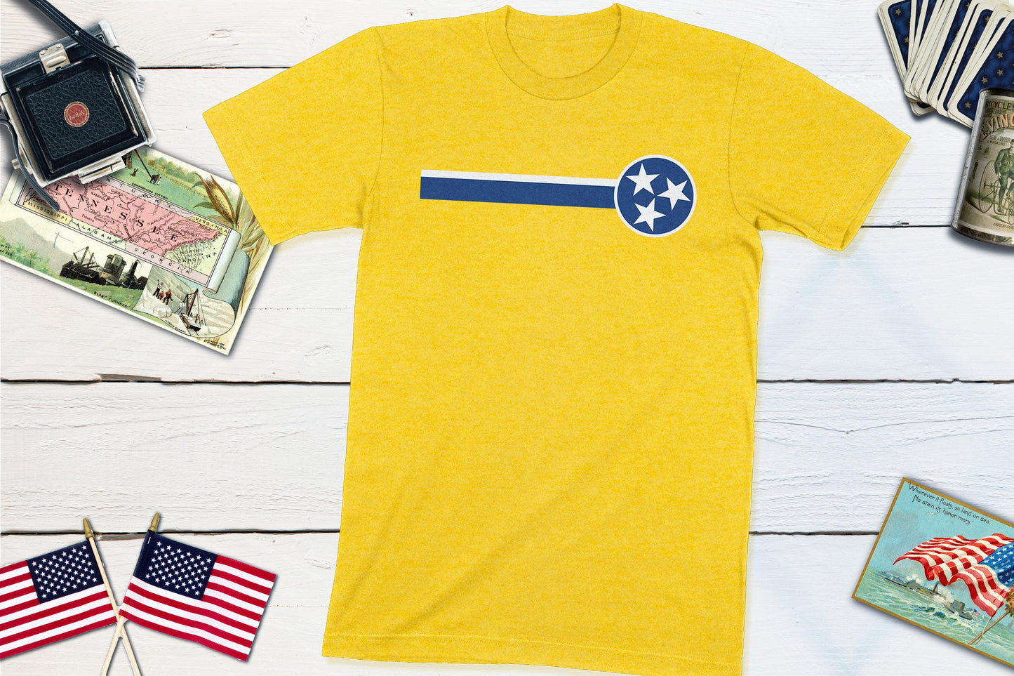 Tennessee State Flag-Unisex T-shirt-Yesteeyear