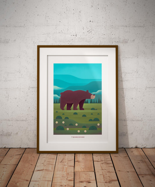 Tennessee Travel Poster Print-Poster-Yesteeyear