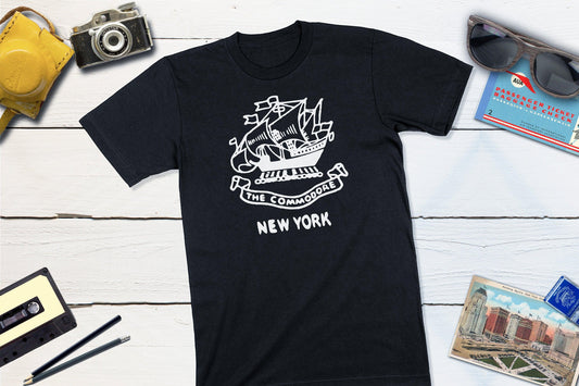 The Commodore Hotel New York City Vintage Matchbook-Unisex T-shirt-Yesteeyear