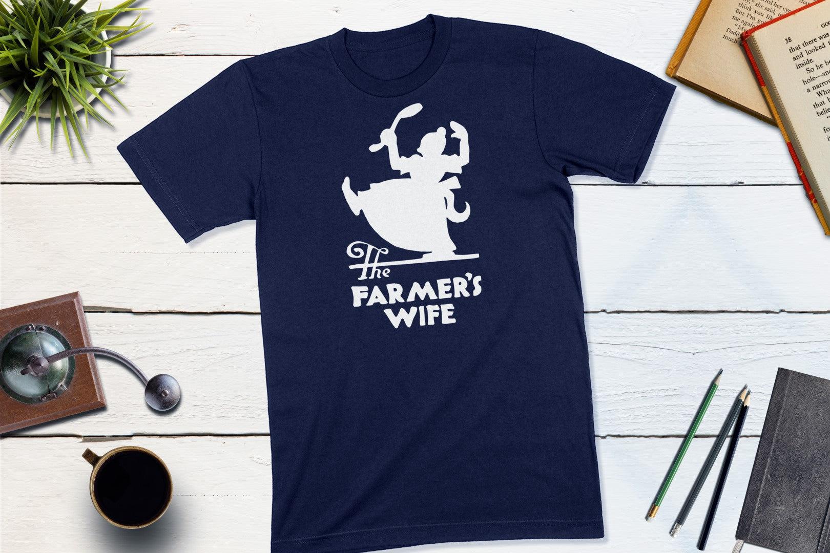 The Farmer's Wife Restaurant Vintage Matchbook-Unisex T-shirt-Yesteeyear