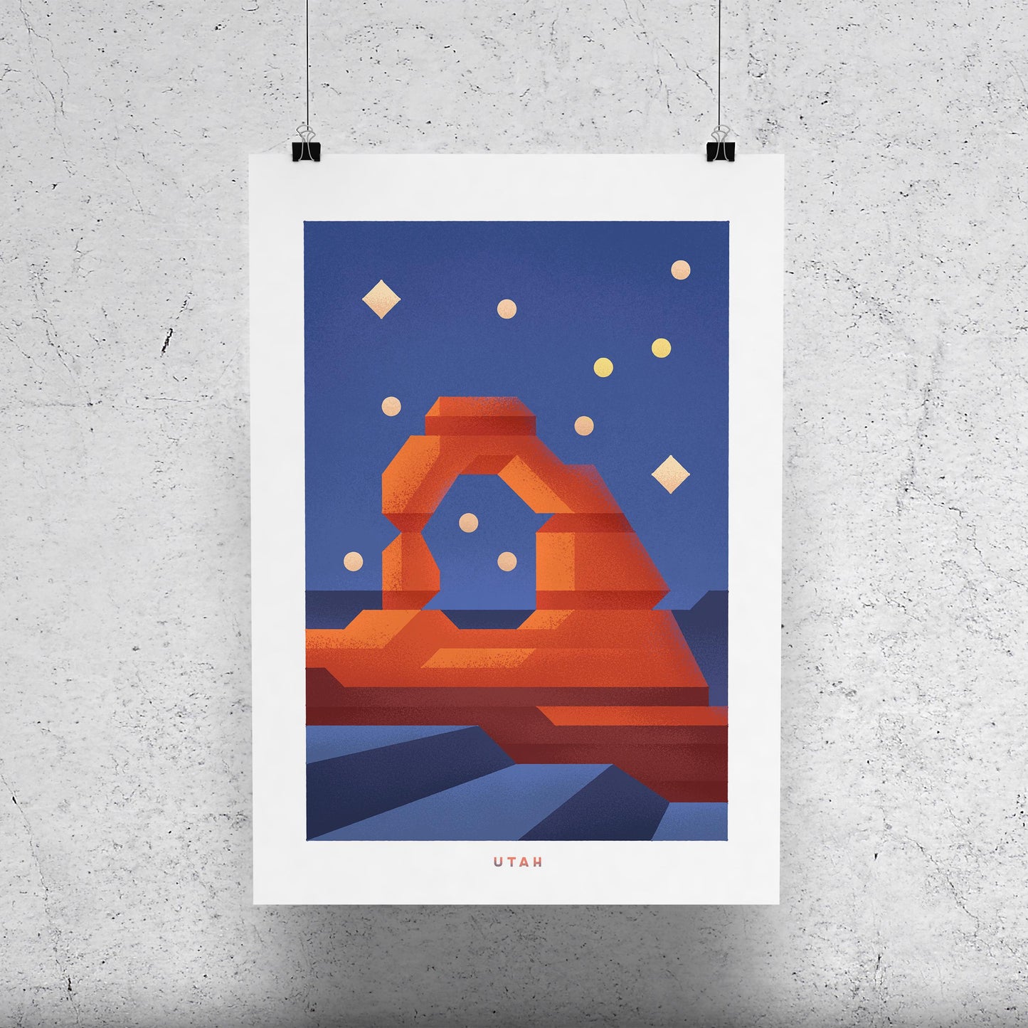 Utah Travel Poster Print-Poster-Yesteeyear