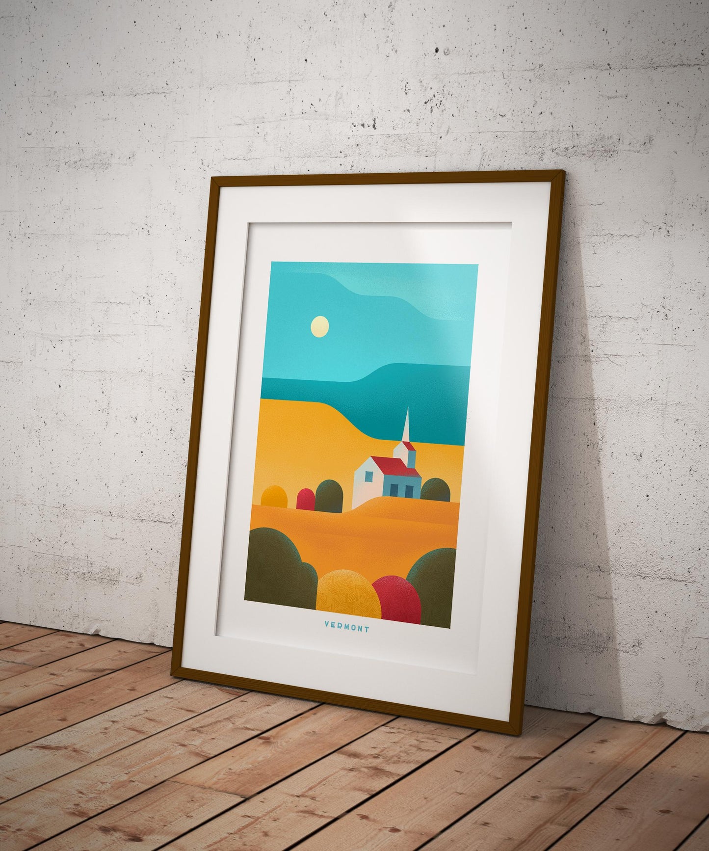Vermont Travel Poster Print-Poster-Yesteeyear