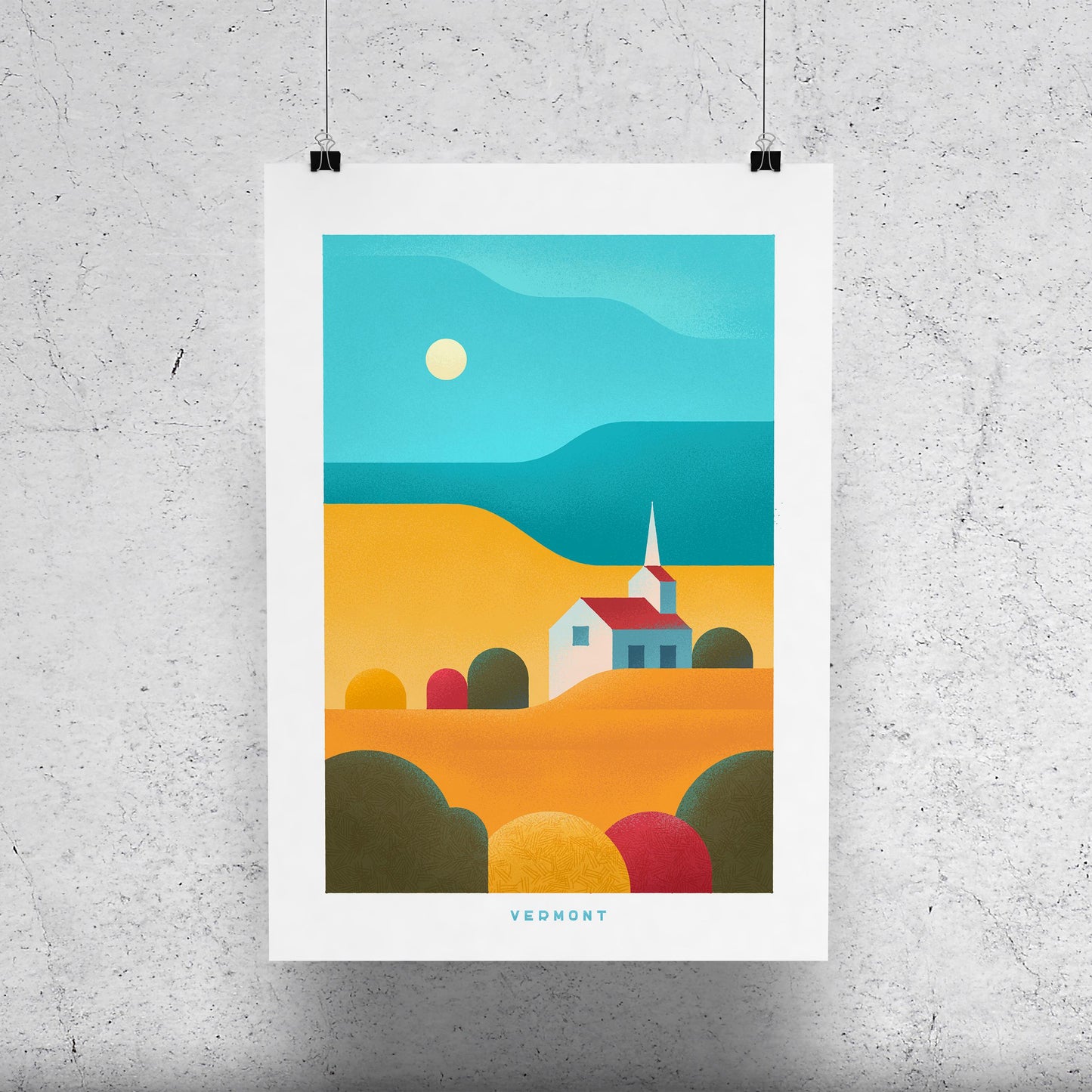 Vermont Travel Poster Print-Poster-Yesteeyear