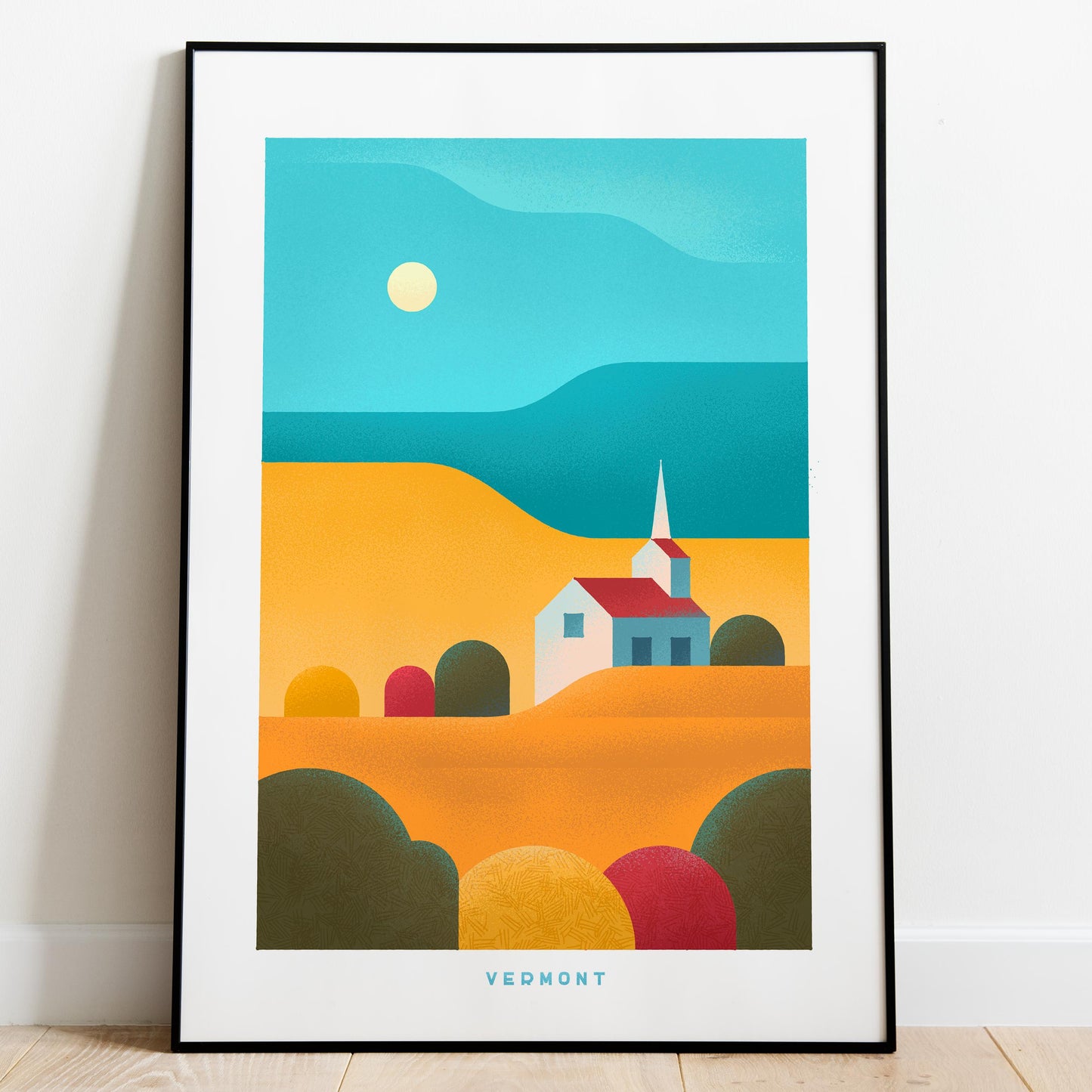 Vermont Travel Poster Print-Poster-Yesteeyear
