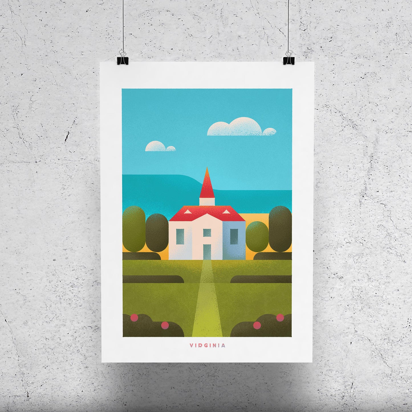 Virginia Travel Poster Print-Poster-Yesteeyear