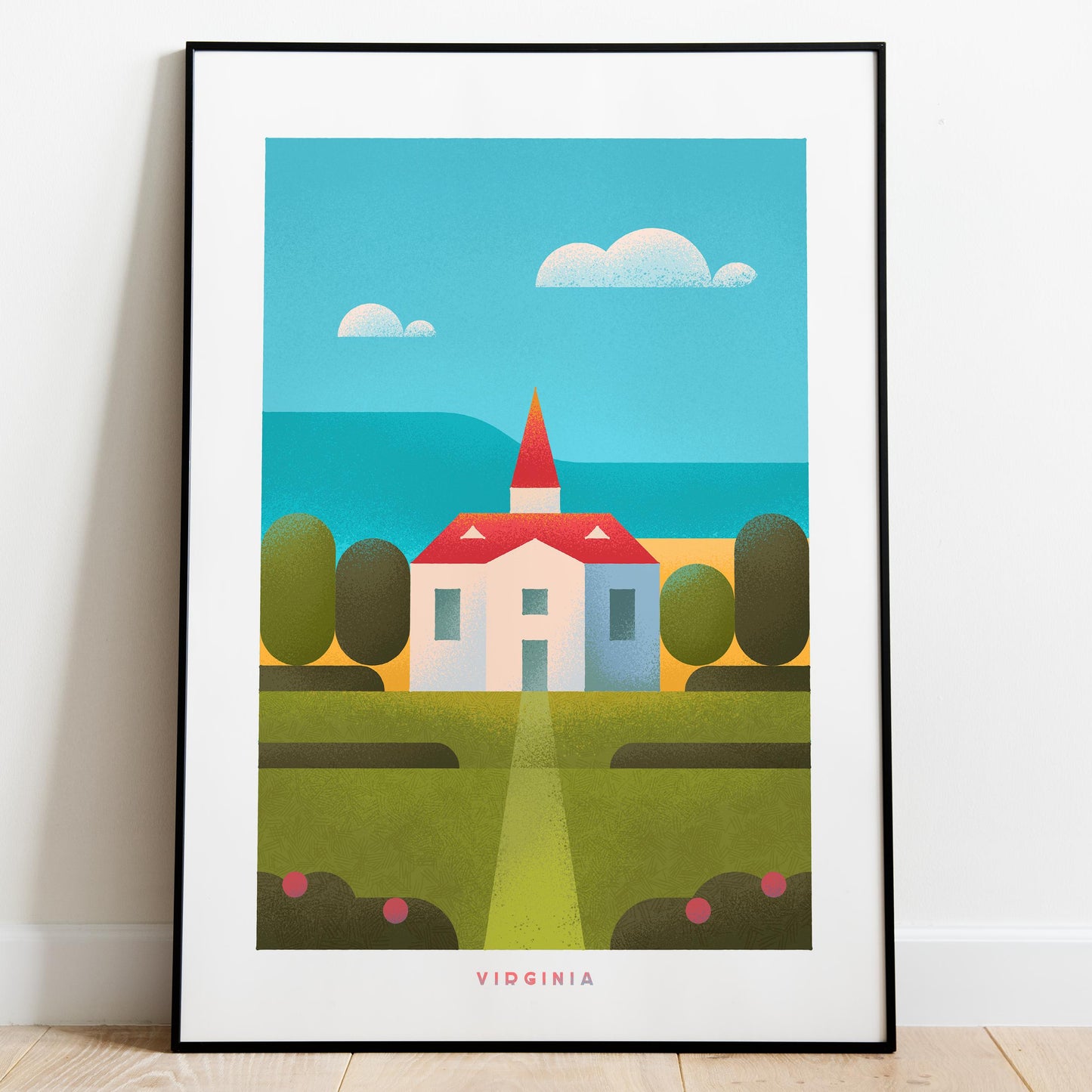 Virginia Travel Poster Print-Poster-Yesteeyear