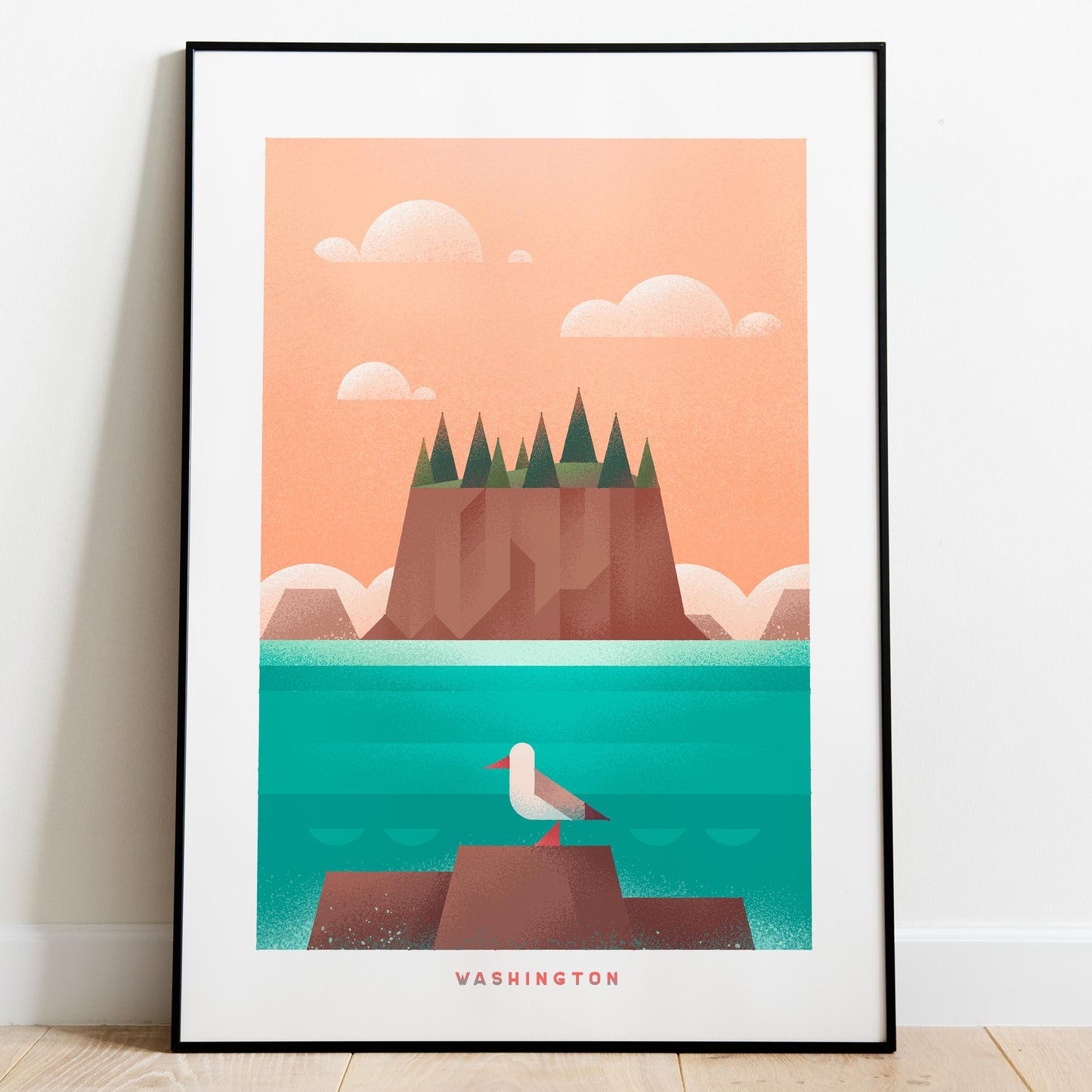 Washington Travel Poster Print-Poster-Yesteeyear