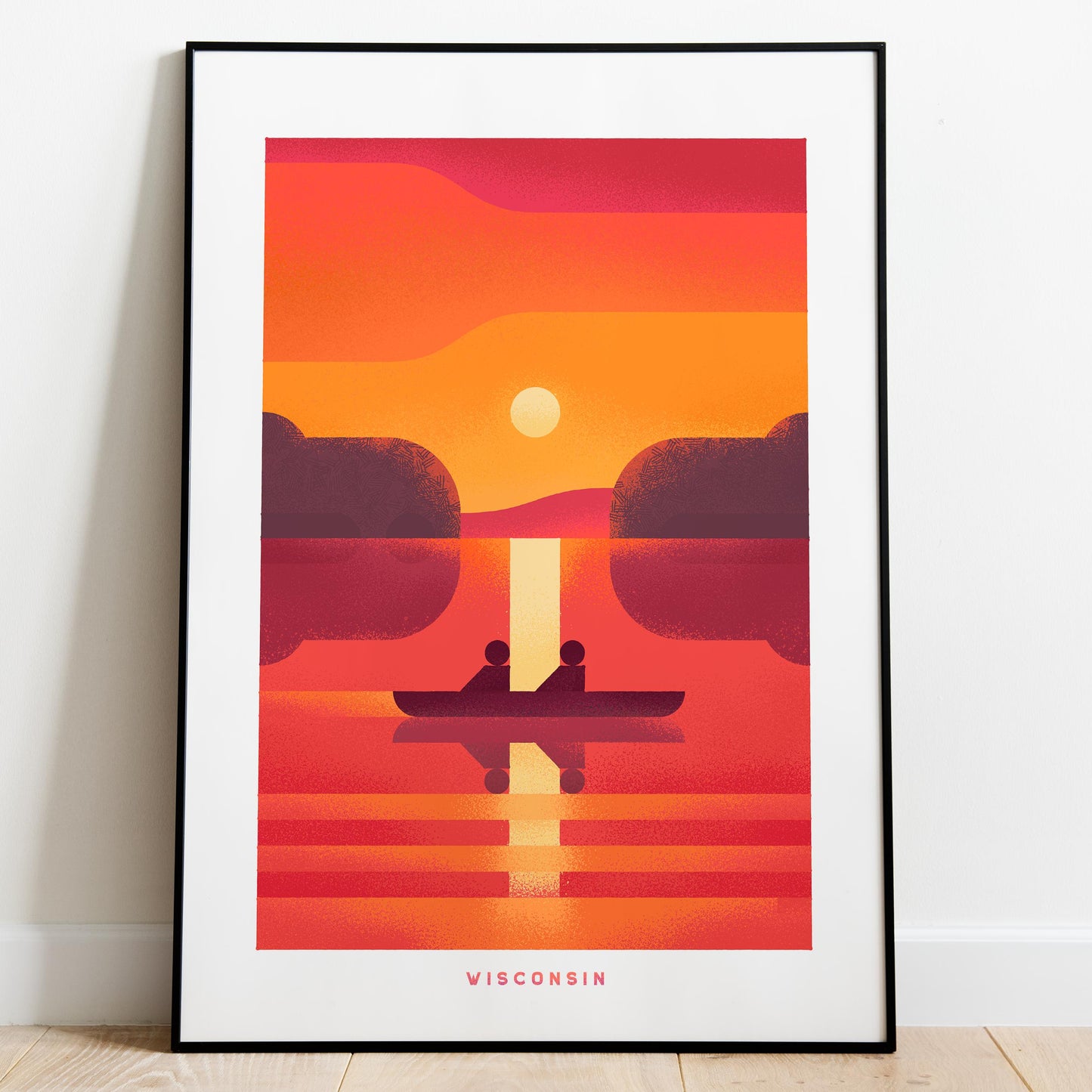 Wisconsin Travel Poster Print-Poster-Yesteeyear