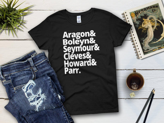 Wives of Henry VIII Women's History Shirt-Women's T-shirt-Yesteeyear