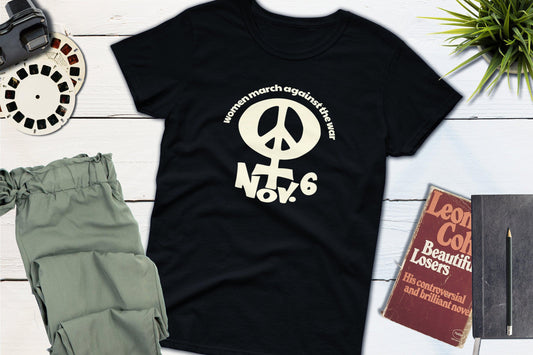 Women's March Against The Vietnam War November 6 1969 New York City-Women's T-shirt-Yesteeyear