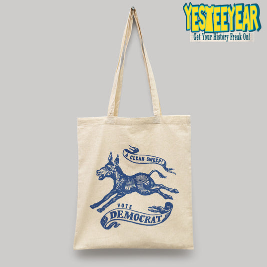 A Clean Sweep! Vote Democrat 1968 Tote Bag