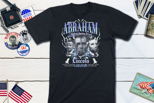 History Bootleg - Abraham Lincoln Bootleg - Retro Bootleg T-shirt US President Abraham Lincoln Bootleg Tee