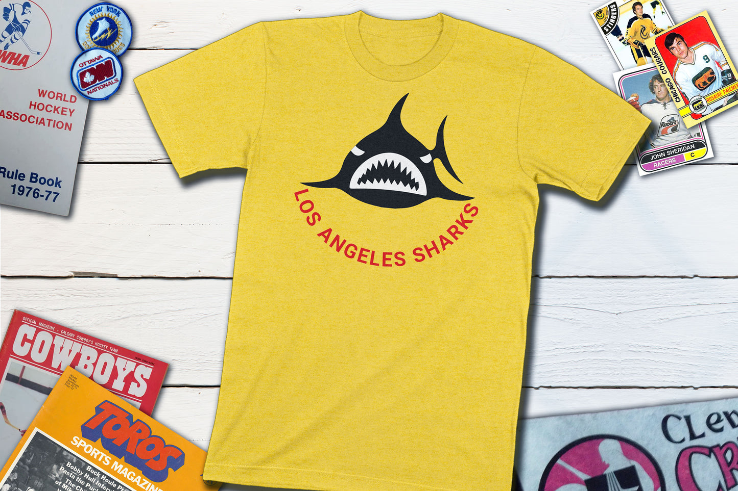 Retro Hockey Team Los Angeles Sharks Hockey WHA