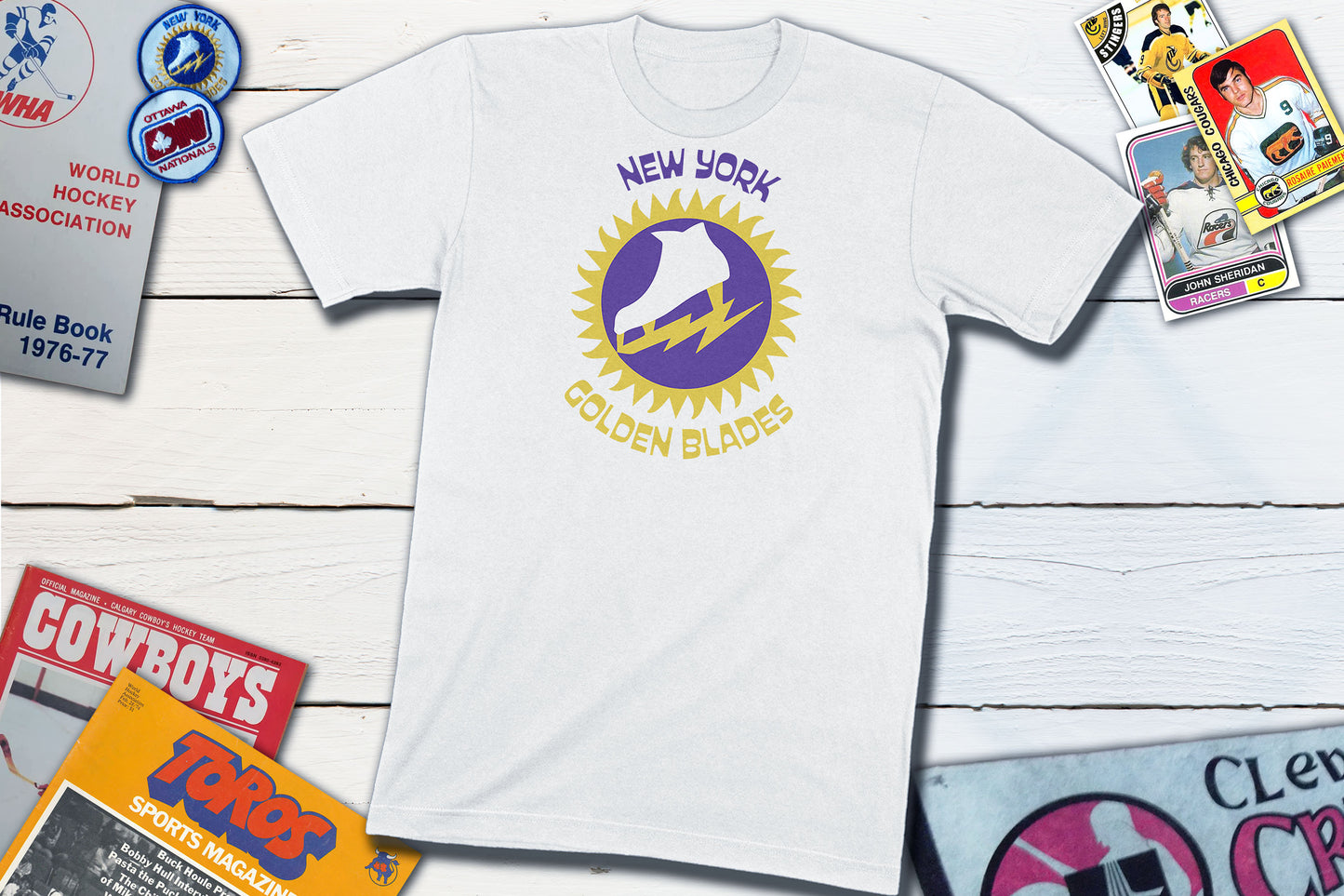 Retro Hockey Team New York Golden Blades Hockey WHA