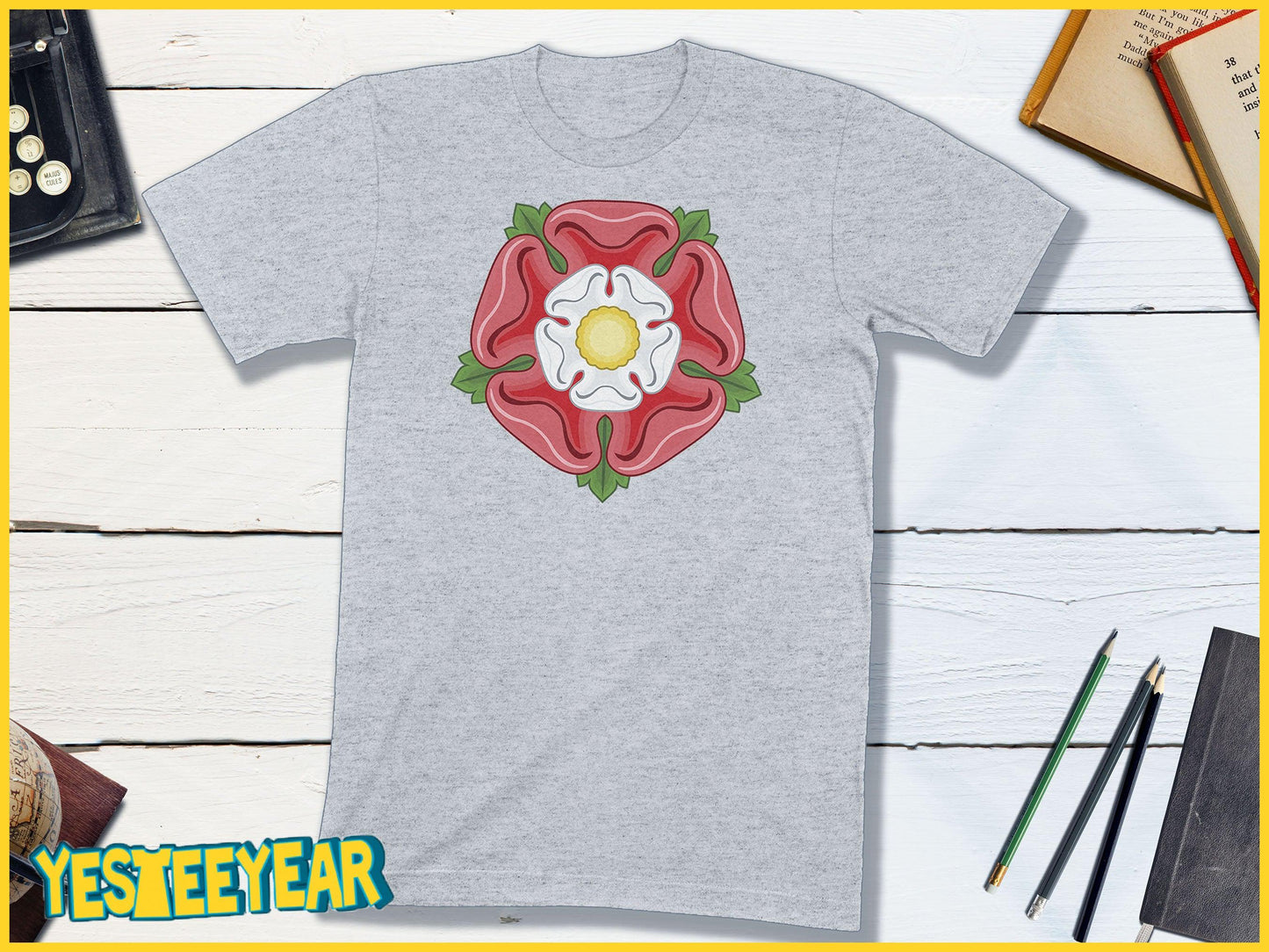 Tudor Rose King Henry VIII T-shirt-Unisex T-shirt-Yesteeyear