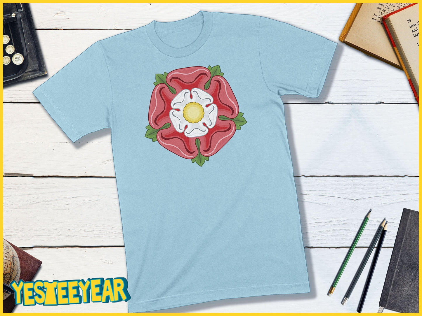 Tudor Rose King Henry VIII T-shirt-Unisex T-shirt-Yesteeyear