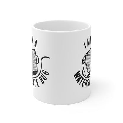 Anti-Nixon I Am A Watergate Bug Political Campaign Button Ceramic Coffee Mug