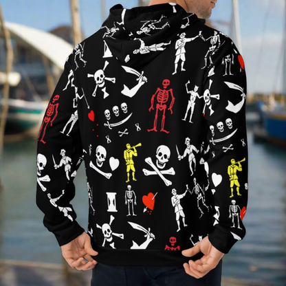 Pirate Flags - Jolly Rogers Unisex Hoodie