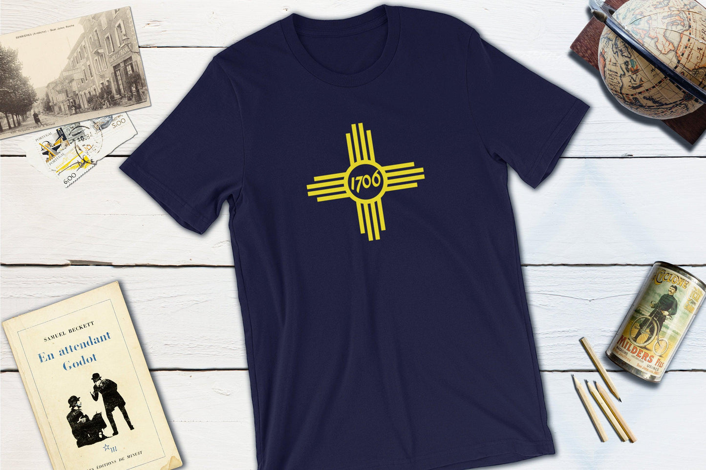 Albuquerque New Mexico City Flag Shirt-Unisex T-shirt-Yesteeyear
