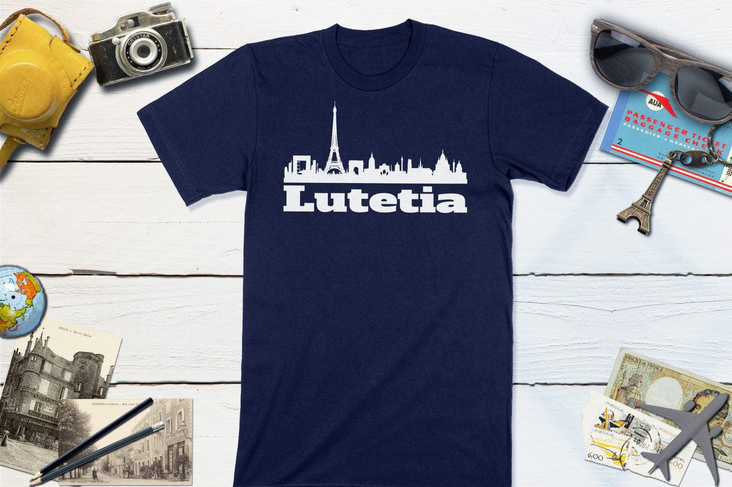 Ancient Roman City Lutetia Shirt-Unisex T-shirt-Yesteeyear