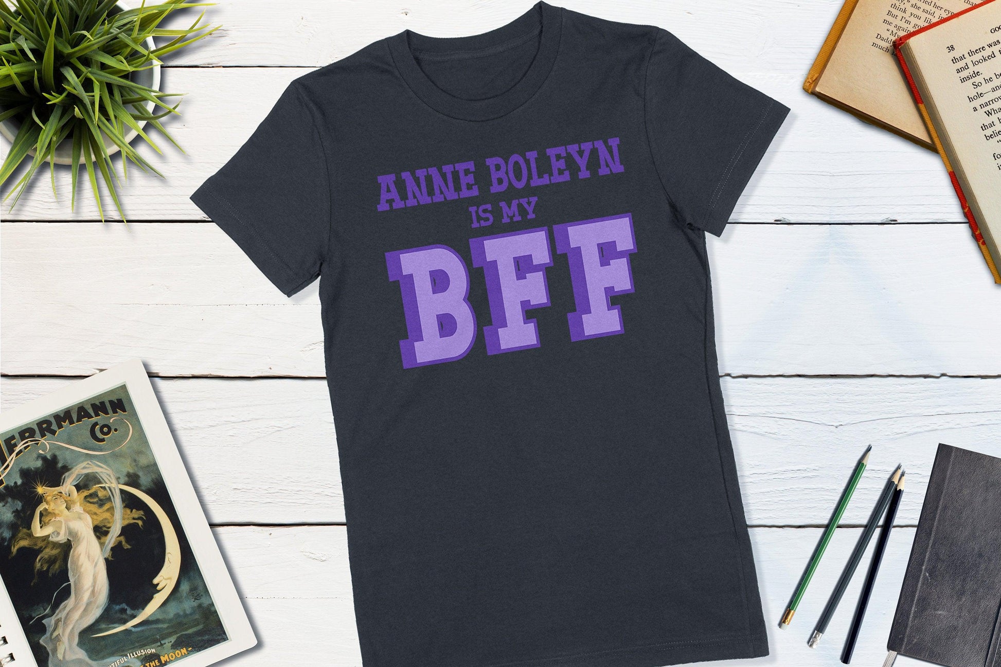 Anne Boleyn is my BFF Women's History Shirt-Women's T-shirt-Yesteeyear