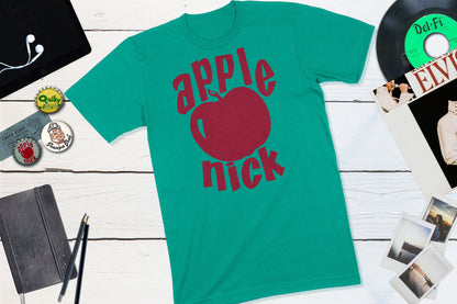 Apple Nick Vintage Soda Bottle Cap-Unisex T-shirt-Yesteeyear