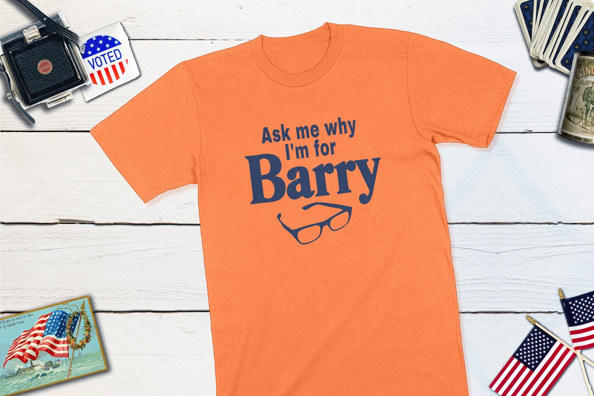 Barry Goldwater Presidential Campaign Button-Unisex T-shirt-Yesteeyear