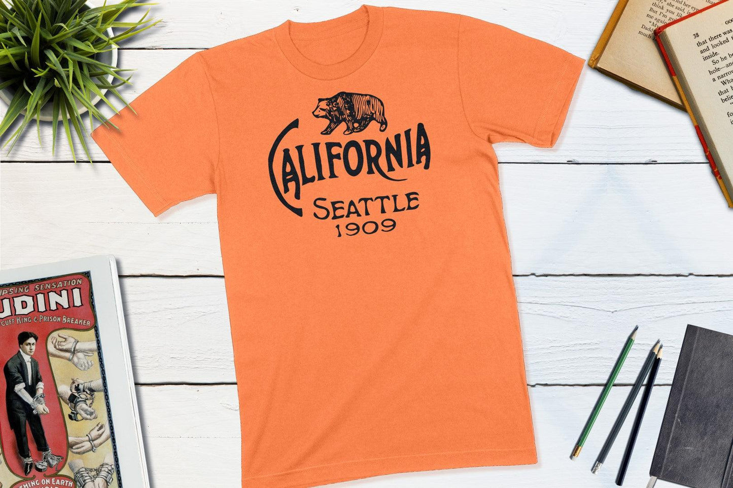 California - Alaska–Yukon–Pacific Exposition of 1909 from Seattle Washington Shirt-Unisex T-shirt-Yesteeyear