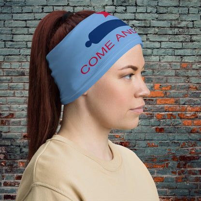Come And Take It Flag Texas History Neck Gaiter-Neck Gaiter-Yesteeyear