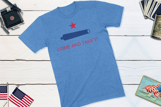 Come & Take It Flag Texas History-Unisex T-shirt-Yesteeyear