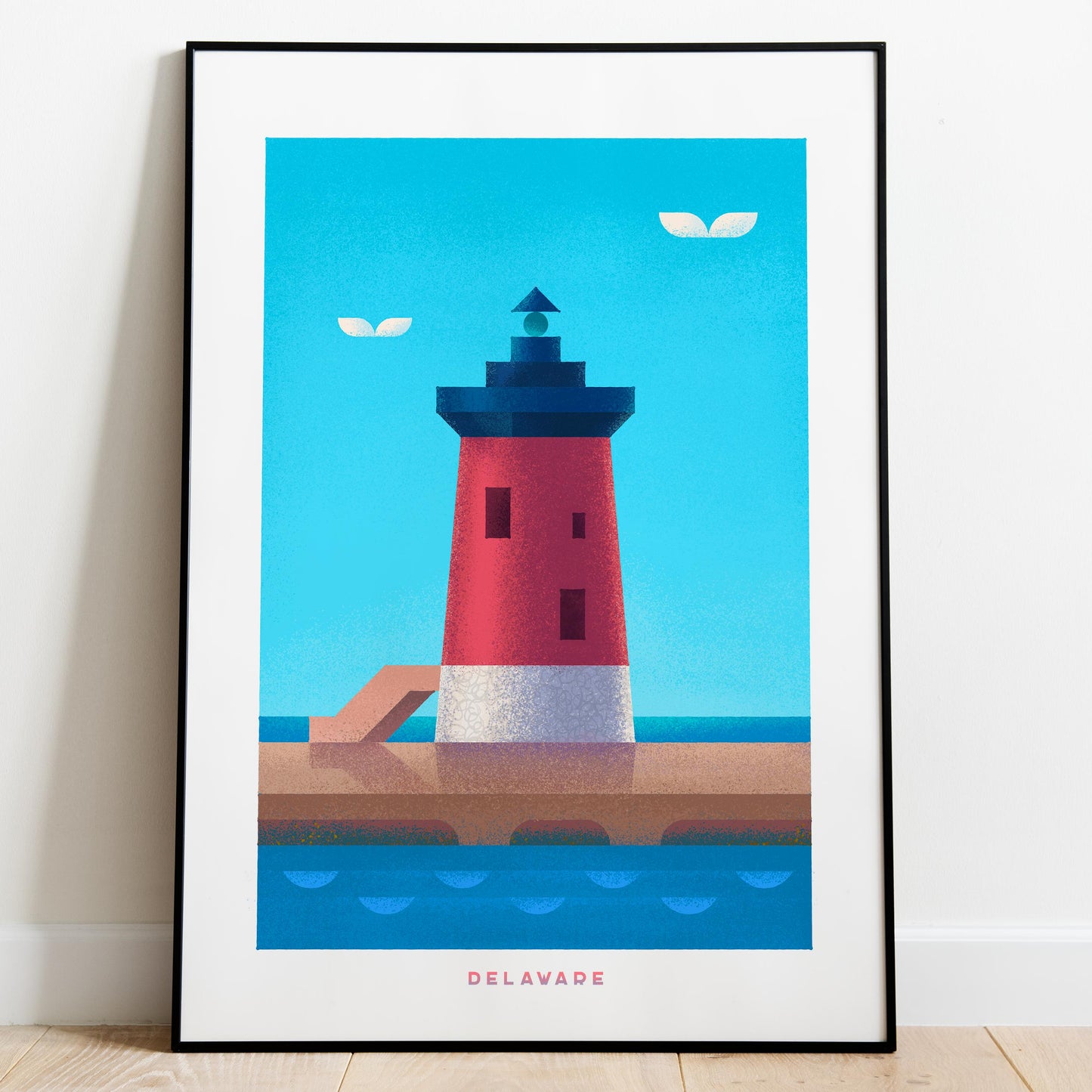 Delaware Travel Poster Print-Poster-Yesteeyear