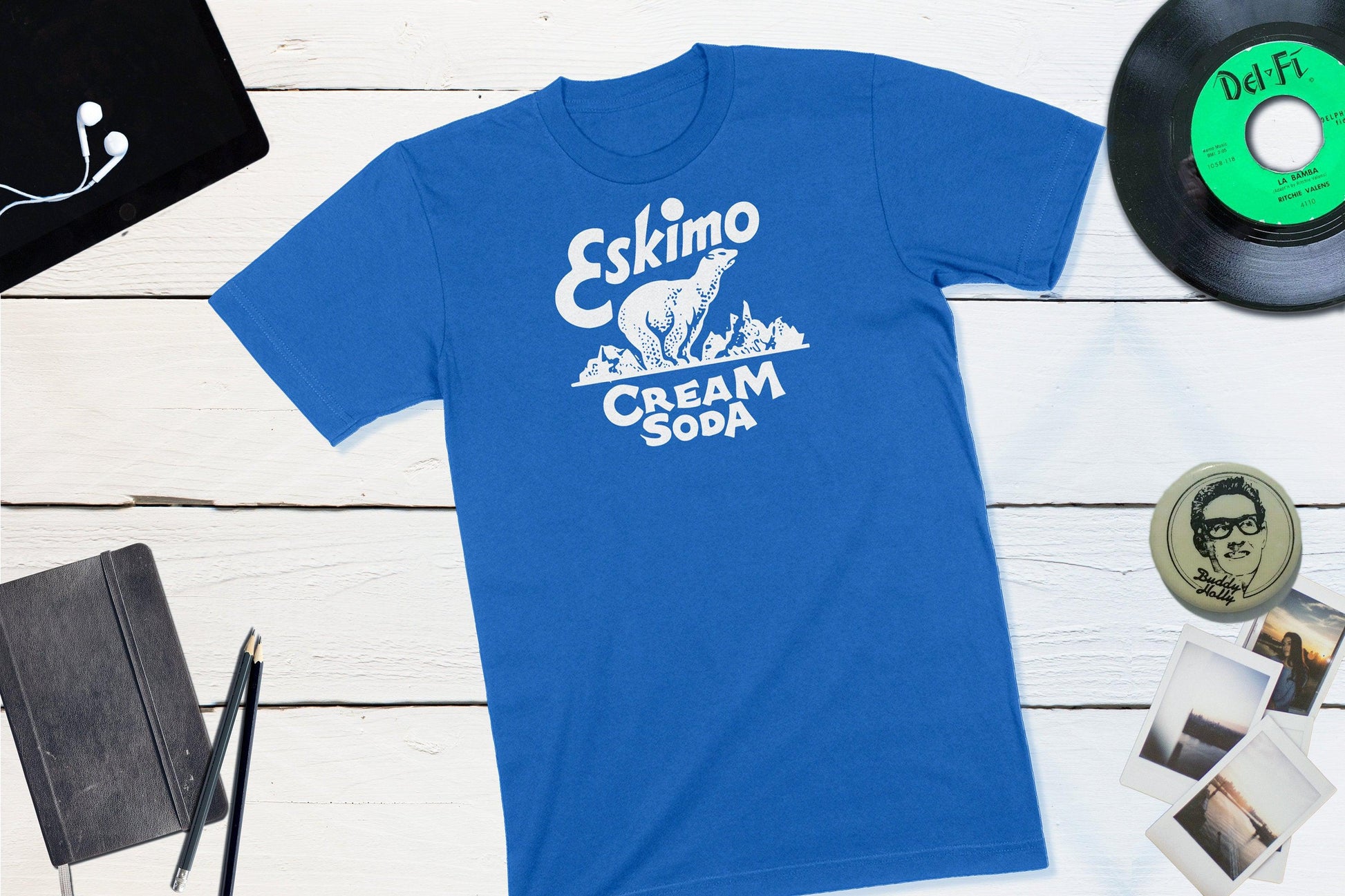 Eskimo Cream Soda Vintage Bottle Cap Shirt-Unisex T-shirt-Yesteeyear