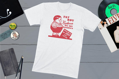 Fat Boy Barbecue San Francisco California Vintage Matchbook-Unisex T-shirt-Yesteeyear