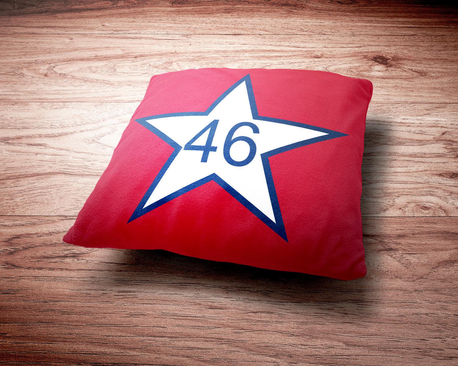First State Flag of Oklahoma Throw Pillow-Throw Pillow-Yesteeyear
