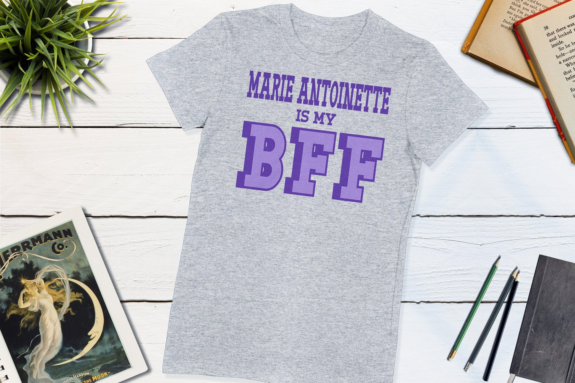 Great Women of History - Marie Antoinette is my BFF-Women's T-shirt-Yesteeyear