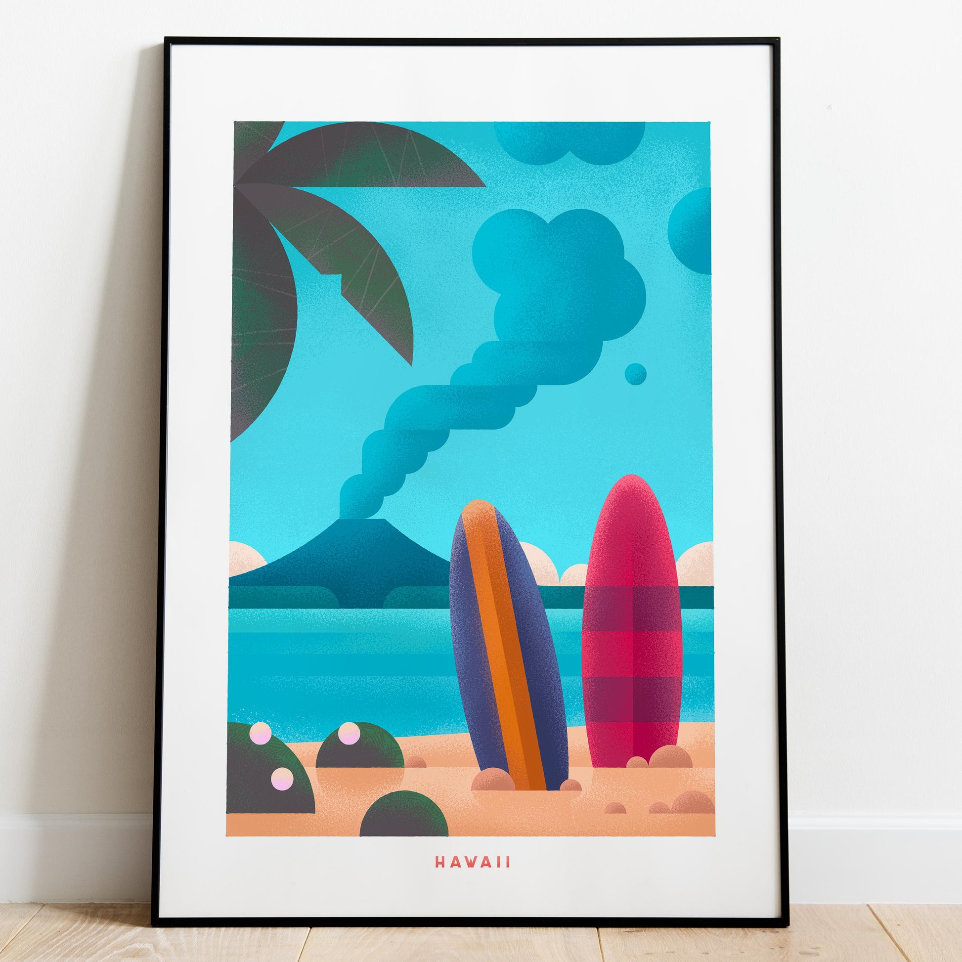 Hawaii Travel Poster Print-Poster-Yesteeyear