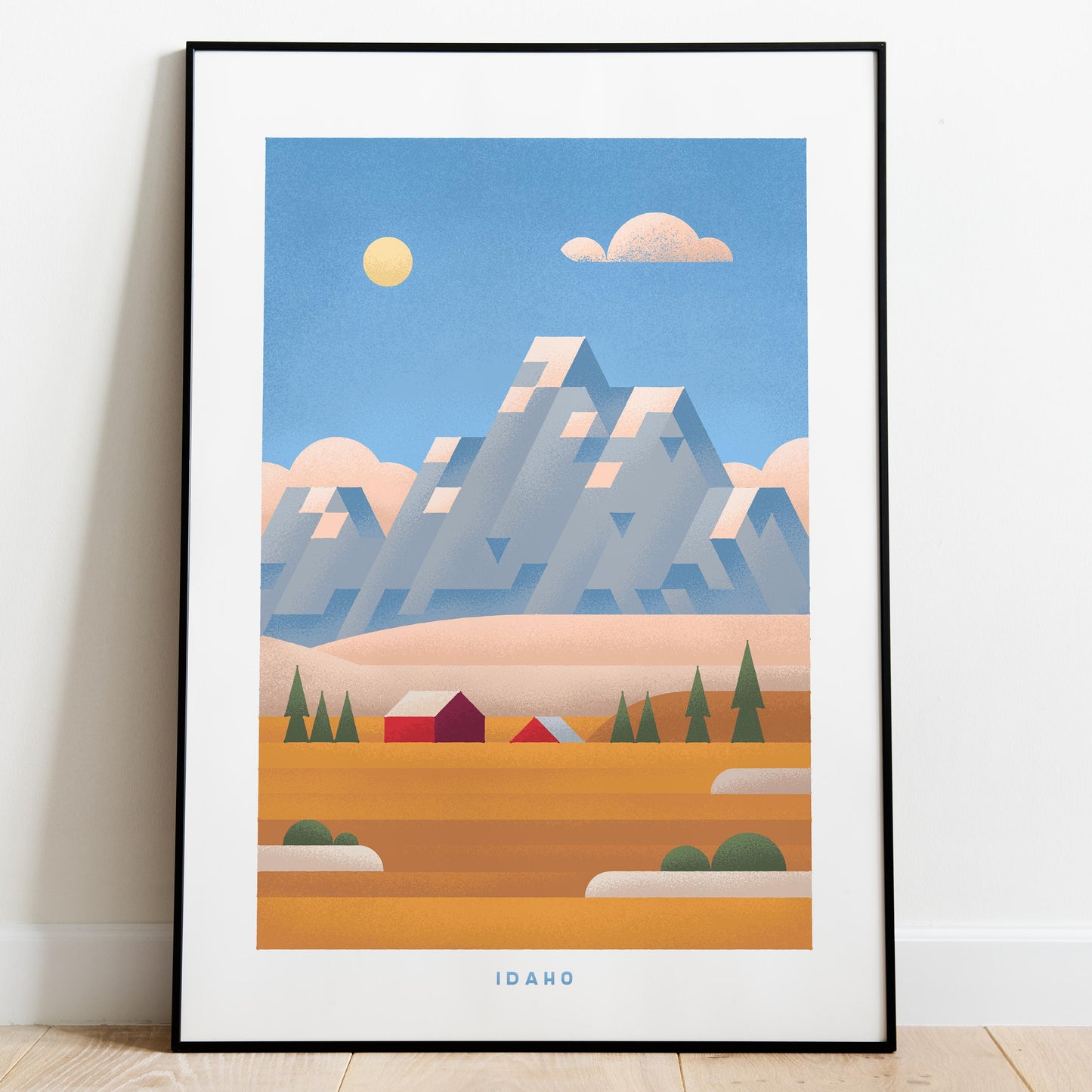 Idaho Travel Poster Print-Poster-Yesteeyear