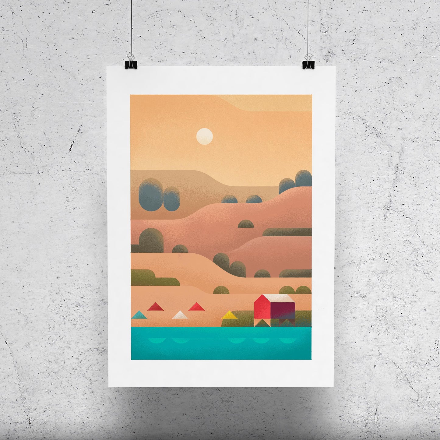Indiana Travel Poster Print-Poster-Yesteeyear