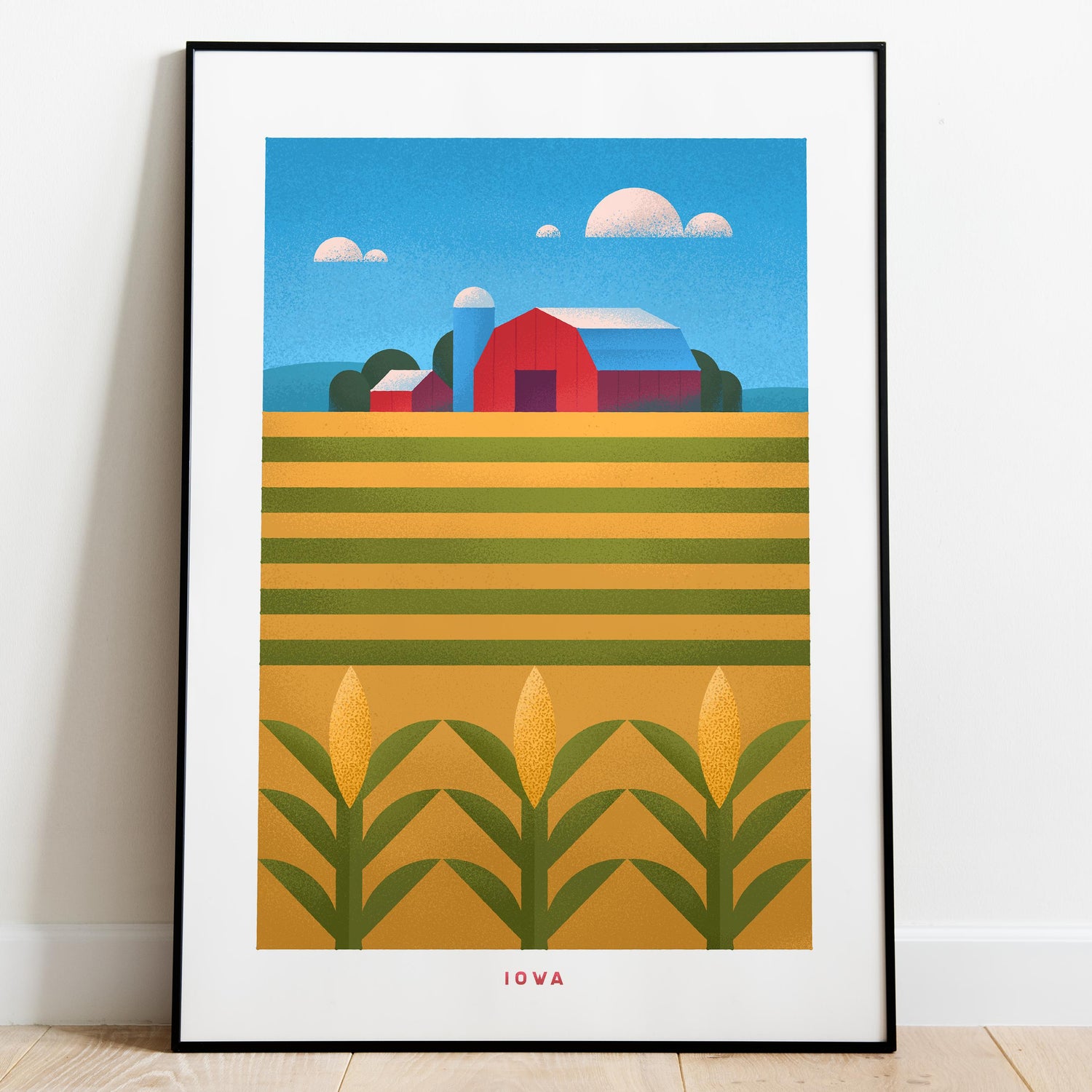 Iowa Travel Poster Print-Poster-Yesteeyear