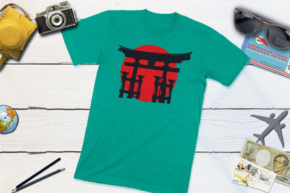 Japanese Historic Shinto Shrine Shirt-Unisex T-shirt-Yesteeyear