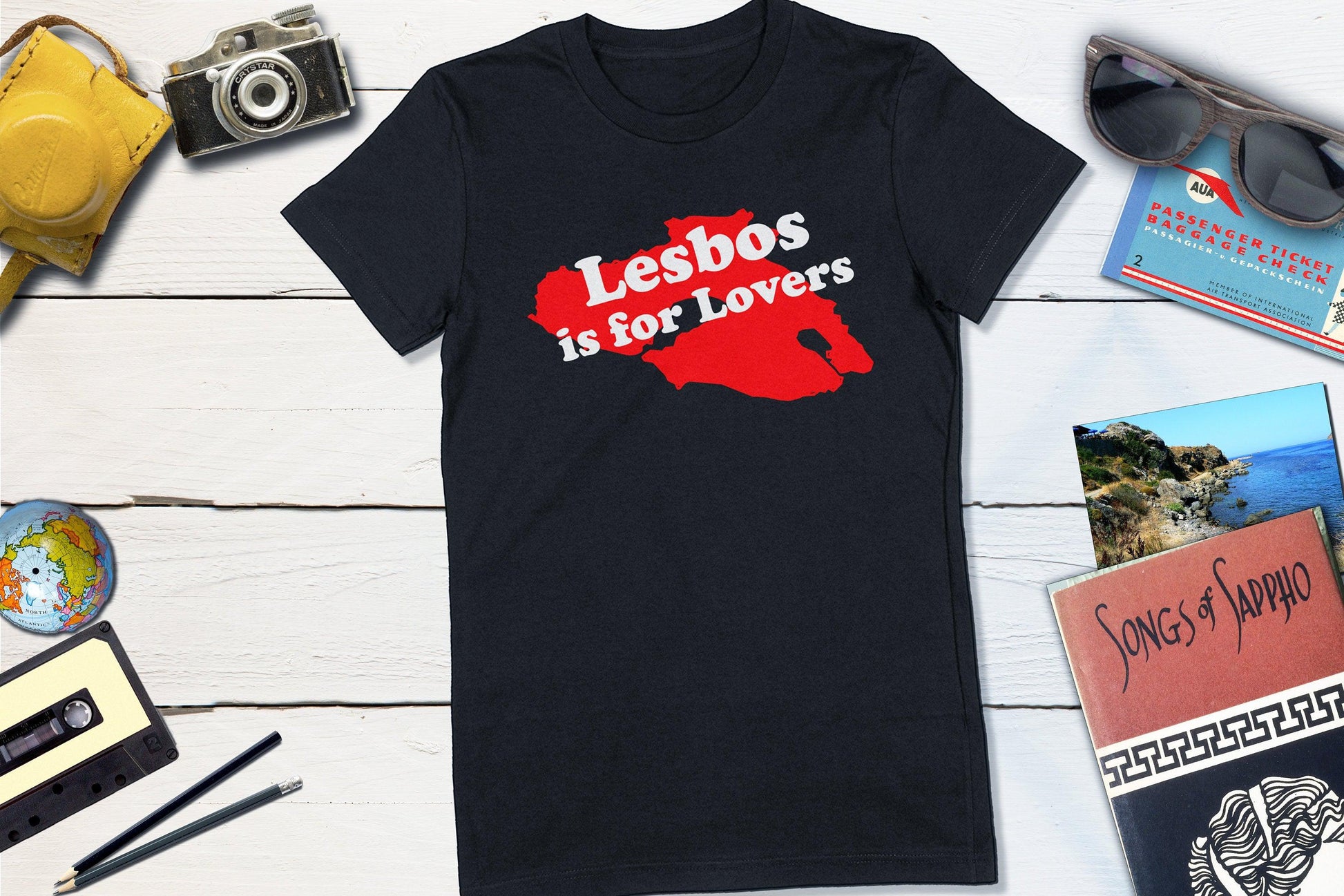 Lesbos Is For Lovers Women's Shirt-Women's T-shirt-Yesteeyear