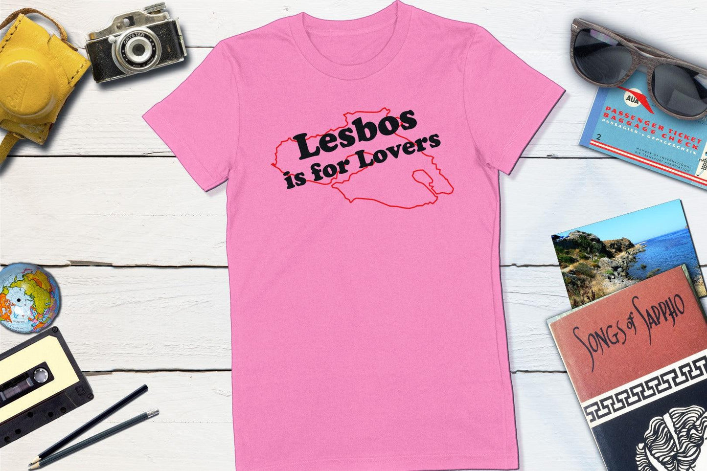 Lesbos Is For Lovers Women's Shirt-Women's T-shirt-Yesteeyear