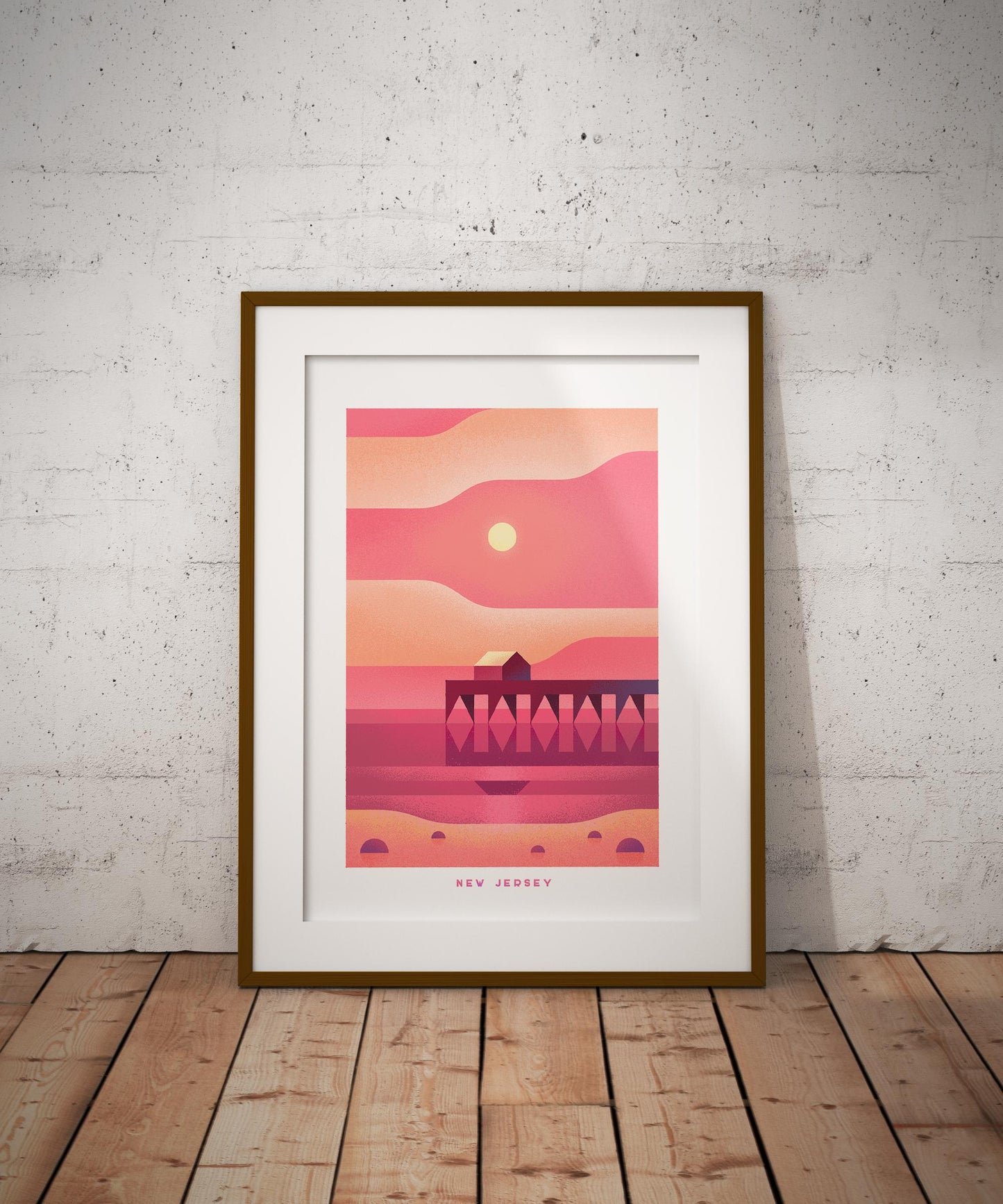 New Jersey Travel Poster Print-Poster-Yesteeyear