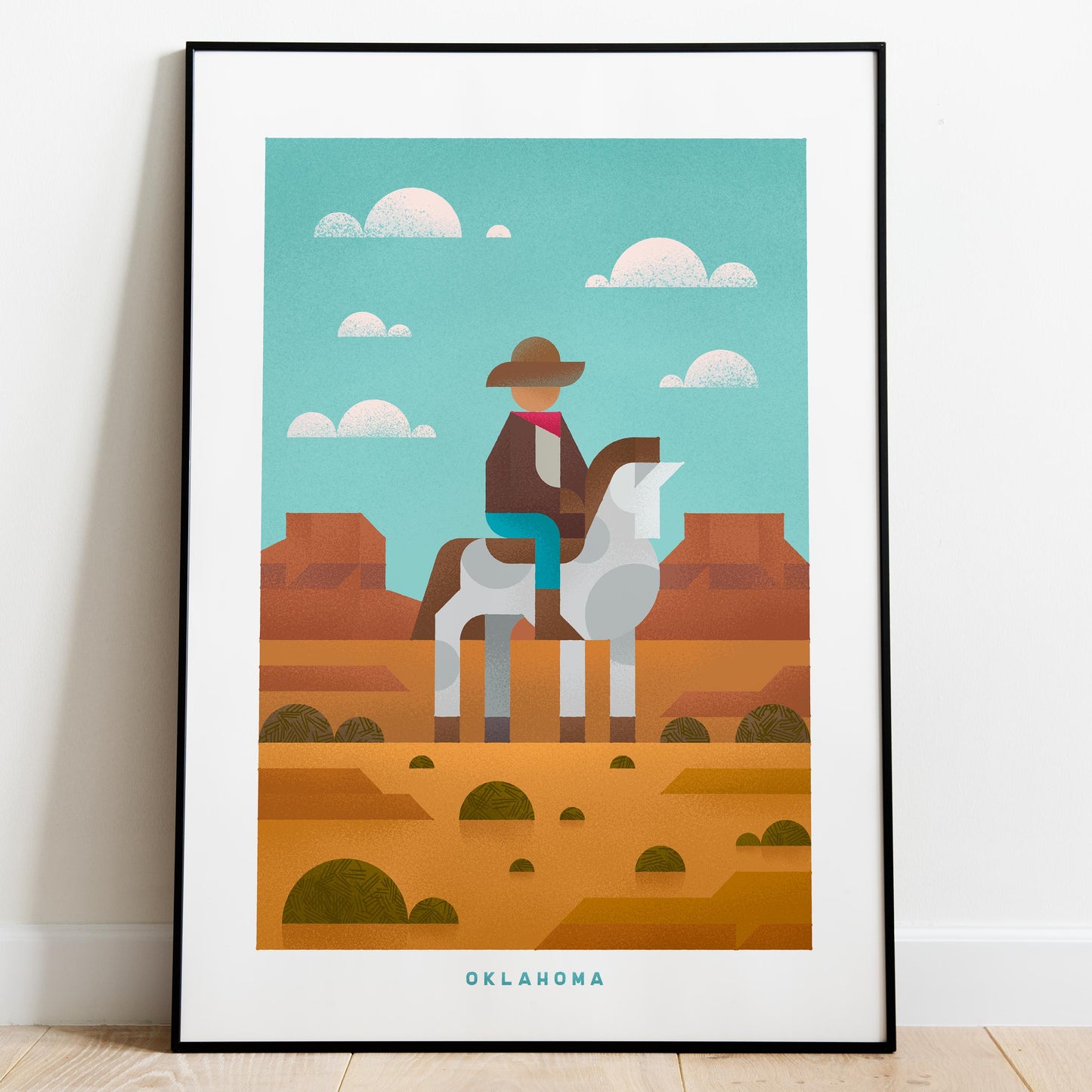 Oklahoma Travel Poster Print-Poster-Yesteeyear