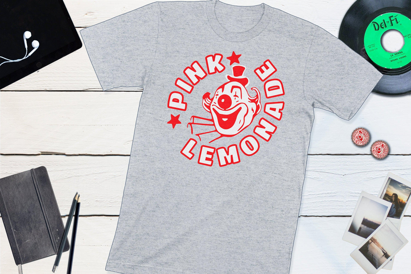 Pink Lemonade Soda Pop Bottle Cap-Unisex T-shirt-Yesteeyear