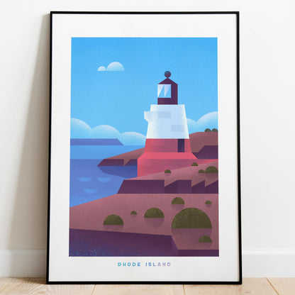 Rhode Island Travel Poster Print-Poster-Yesteeyear
