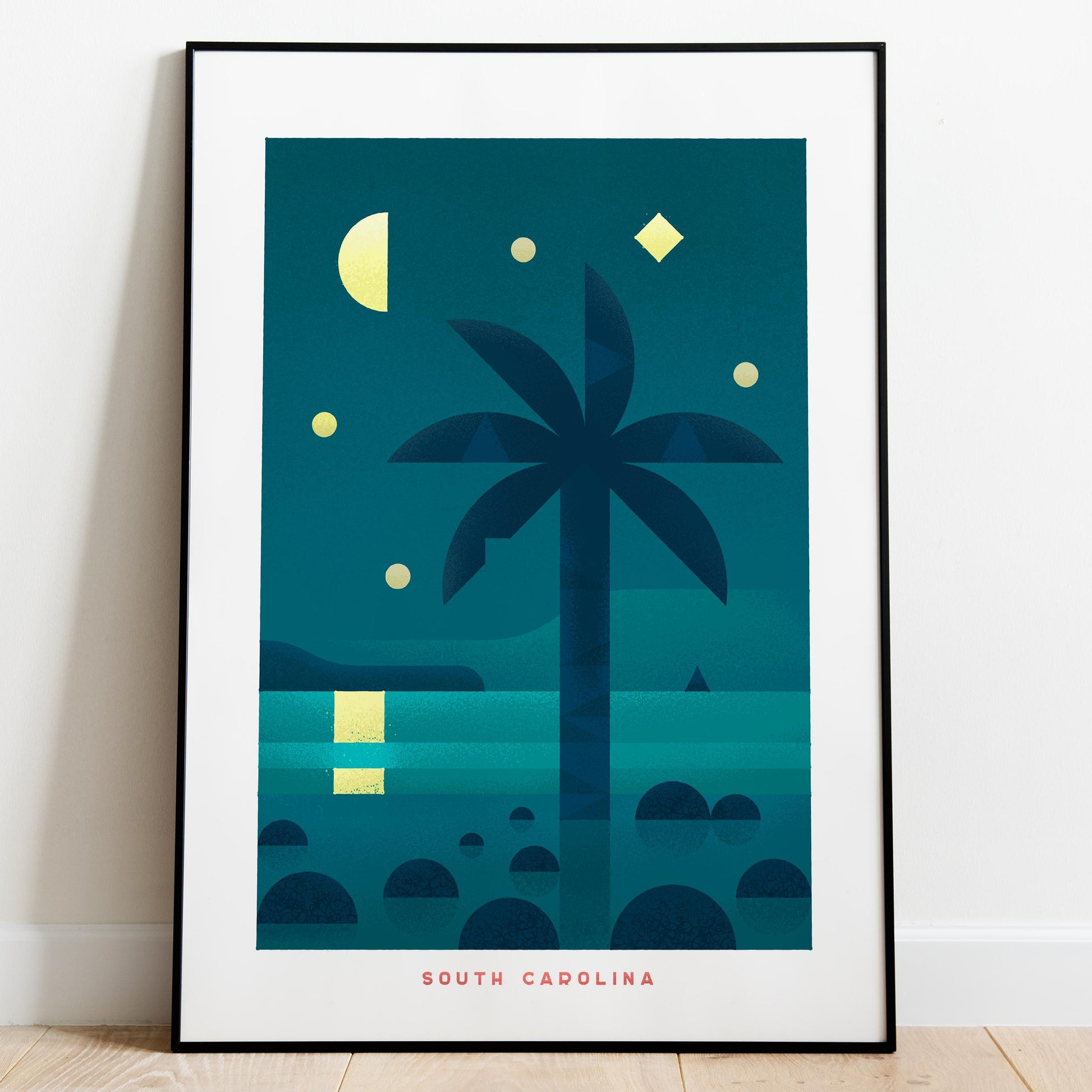 South Carolina Travel Poster Print-Poster-Yesteeyear