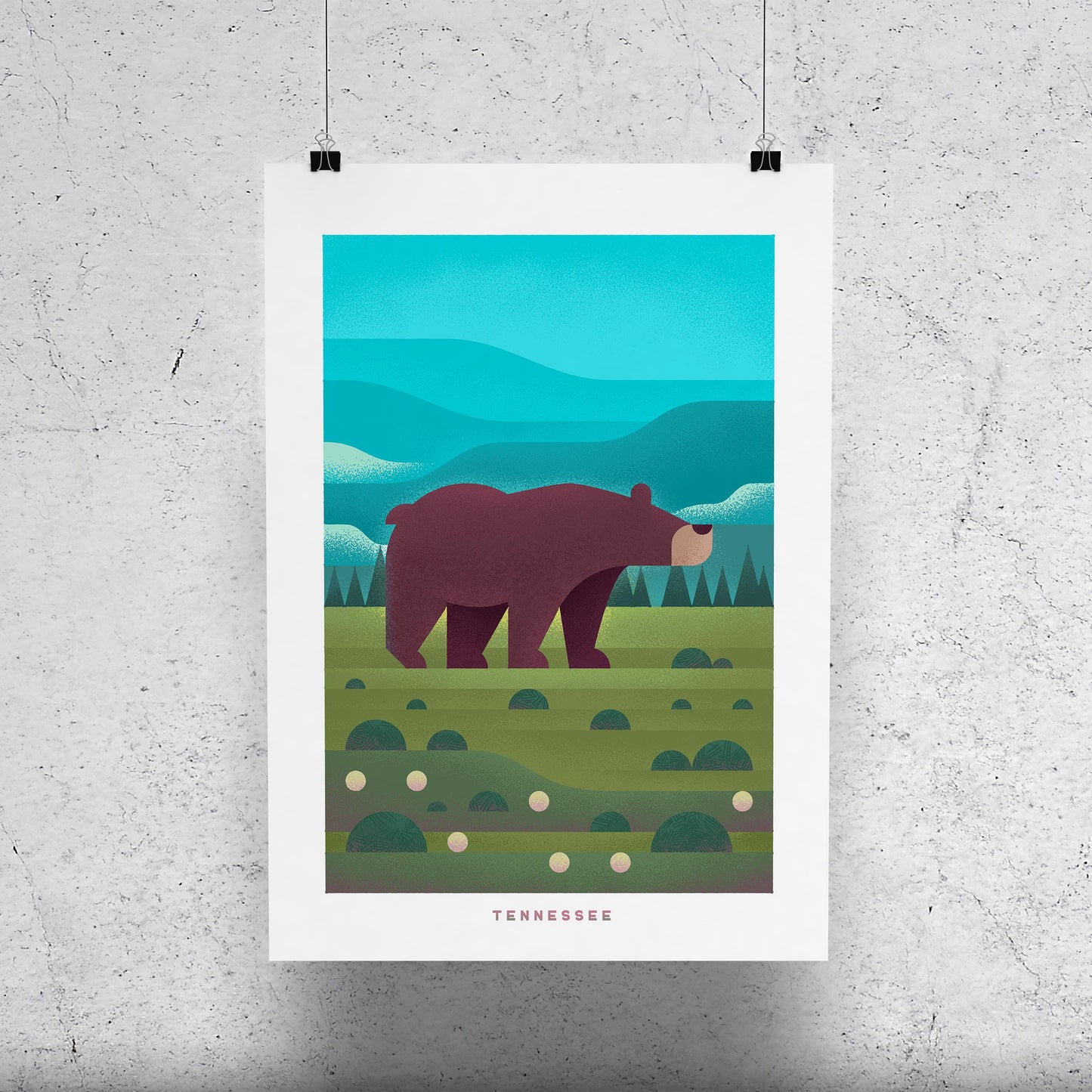 Tennessee Travel Poster Print-Poster-Yesteeyear